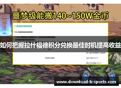 如何把握拉什福德积分兑换最佳时机提高收益 如何把握拉什福德积分兑换最佳时机提高收益